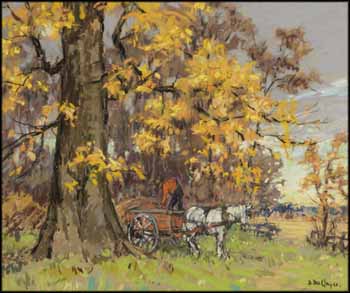 The Old Elm Tree by Berthe Des Clayes