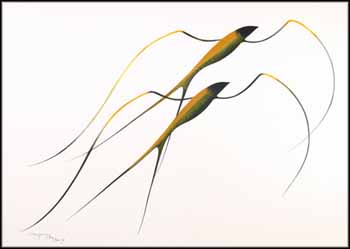 Swallows in Flight par Benjamin Chee Chee