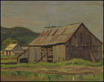 Barn at Émileville, Que. par Alexander Young (A.Y.) Jackson