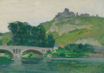 Chateau Gaillard, Les Andelys by Clarence Alphonse Gagnon