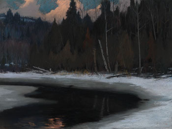 Winter Shoreline par Maurice Galbraith Cullen