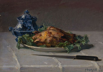 Le poulet rôti par Marc-Aurèle de Foy Suzor-Coté