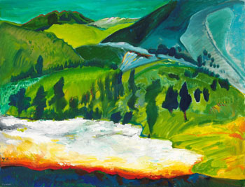 From the Powell River Series 07110, Inspired by the Toba River Valley by Yehouda Chaki