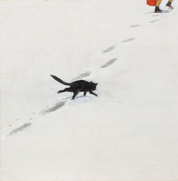 A Cat's First Winter par William Kurelek
