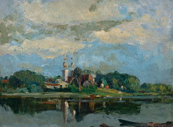 Rivière à Saint-Eustache, Quebec par Maurice Galbraith Cullen