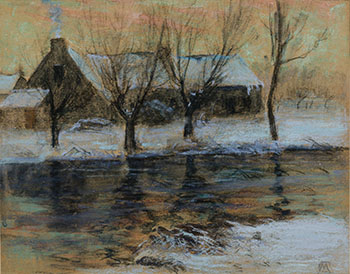 House in Winter by Maurice Galbraith Cullen