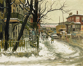 Cuthbert St., Montreal par John Geoffrey Caruthers Little