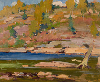 Early Autumn, Canoe Lake par John William (J.W.) Beatty