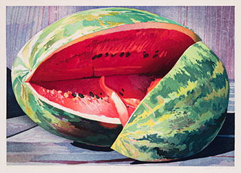 Cut Watermelon par Mary Frances Pratt