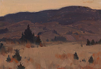 Crépuscule d'automne, Charlevoix by Clarence Alphonse Gagnon