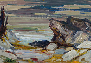 Bord de la mer à Baie-Saint-Paul by René Jean Richard