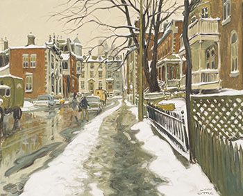 Rue Milton, Montreal by John Geoffrey Caruthers Little