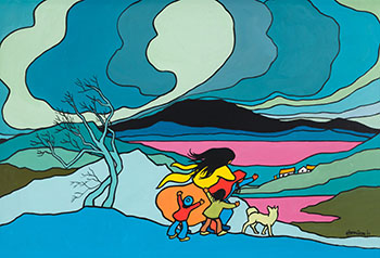 Yukon Storm by Ted Harrison
