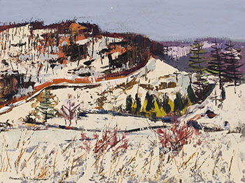 Winter Landscape by Henri Leopold Masson