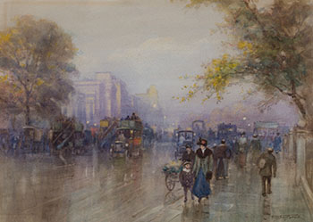 Street Scene by Frederic Marlett Bell-Smith