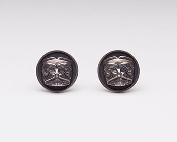 Beaver Cufflinks par William Ronald (Bill) Reid