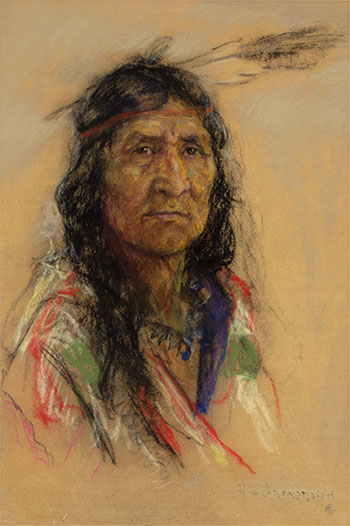 Blackfoot Indian by Nicholas de Grandmaison