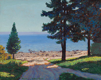 Autumn Sunlight, Georgian Bay par Frank Hans (Franz) Johnston