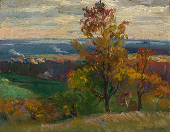 The River from Mount Royal by Robert Wakeham Pilot