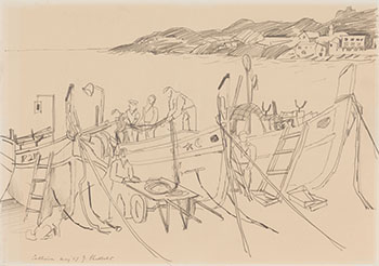 Collioure, May '57 by Jack Leonard Shadbolt