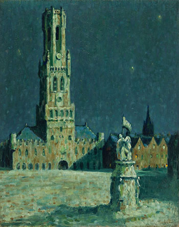 Market Square, Bruges par John Young Johnstone