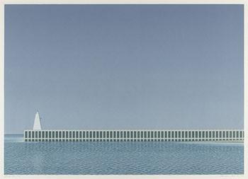 Breakwater par Christopher Pratt