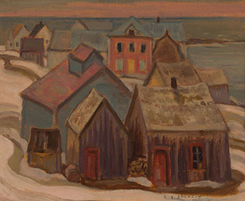 Village in Winter by Alexander Young (A.Y.) Jackson