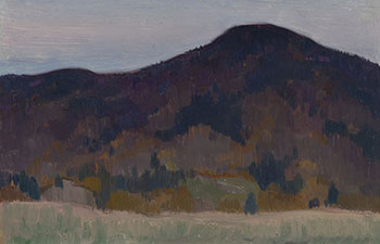 Étude d'automne dans la région de Baie-St-Paul by Clarence Alphonse Gagnon
