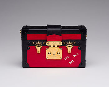 A PETITE MALLE SMALL EPI LEATHER CLUTCH by  LOUIS VUITTON