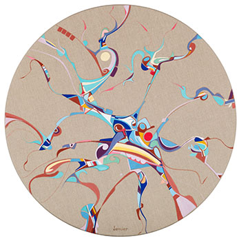 Blue Eyed Bird by Alex Simeon Janvier