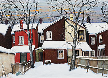 After the Snow (Cabbagetown) by John Kasyn