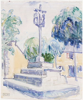 Cross on Market Square by Emily Carr