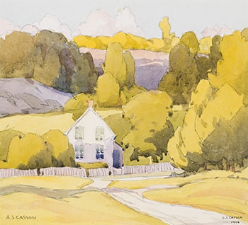 Sundown, Rosseau by Alfred Joseph (A.J.) Casson