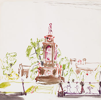 Soldier's Monument, Toronto par David Brown Milne