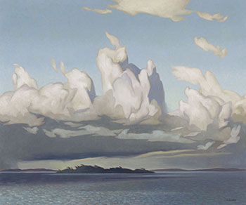 Cloud Formations, Jacknife, Georgian Bay par Alfred Joseph (A.J.) Casson