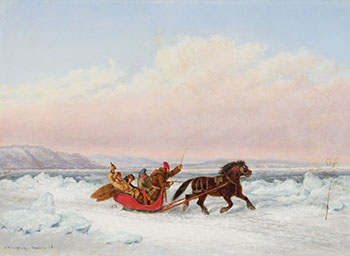 On the St. Lawrence by Cornelius David Krieghoff