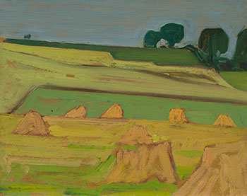 Harvest Fields, Evening, Thornhill by James Edward Hervey (J.E.H.) MacDonald