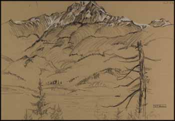 Mountain Landscape with Old Pine by William Percival (W.P.) Weston