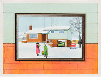 North American Success Story by William Kurelek