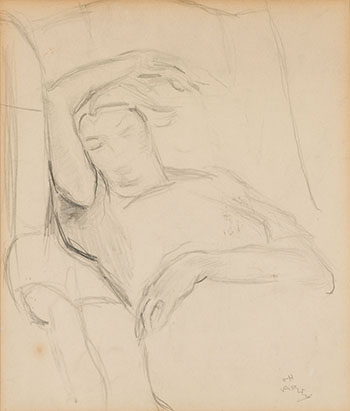 Cathy Asleep by Frederick Horsman Varley
