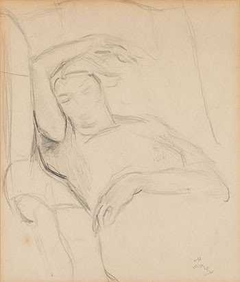 Cathy Asleep par Frederick Horsman Varley