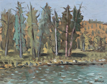 Trees by the Water by Stanley Morel Cosgrove