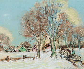 Winter Morning, Hochelaga, Québec by Gertrude Des Clayes