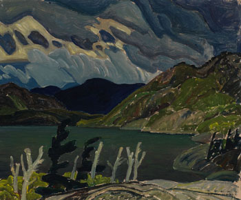 Storm Over Hills, Cranberry Lake par Franklin Carmichael