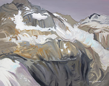 Cliffs Across from the Glacier (230703) by Wendy Wacko