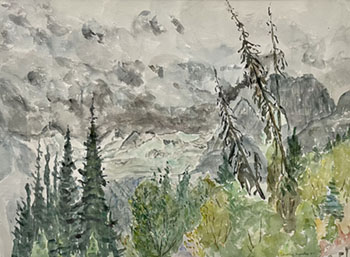 The Bugaboos (WC-042-87) by Dorothy Knowles