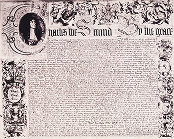 Framed Reproduction of the First Page of the HBC Royal Charter (#0728) by Hudson's Bay Company 