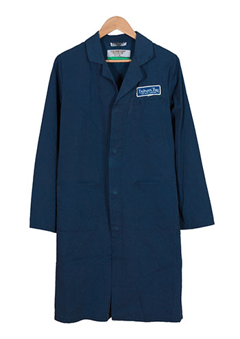 Hudson's Bay Fur Grader's Lab Coat (#01094) and Fur Grading Board for Mink (#01095) by Hudson's Bay Company 