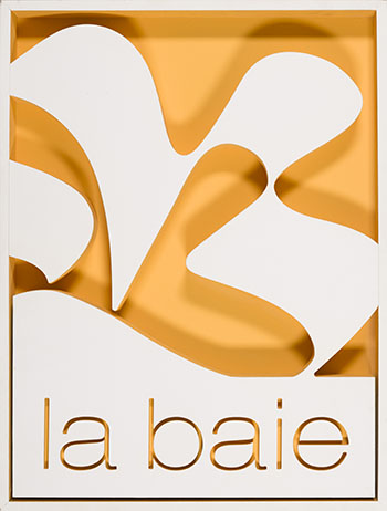 La Baie Ribbon B Sign (#2715 B) by Hudson's Bay Company 