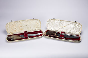 Two HBC Carving Sets (#0190 and #0509) by Hudson's Bay Company 